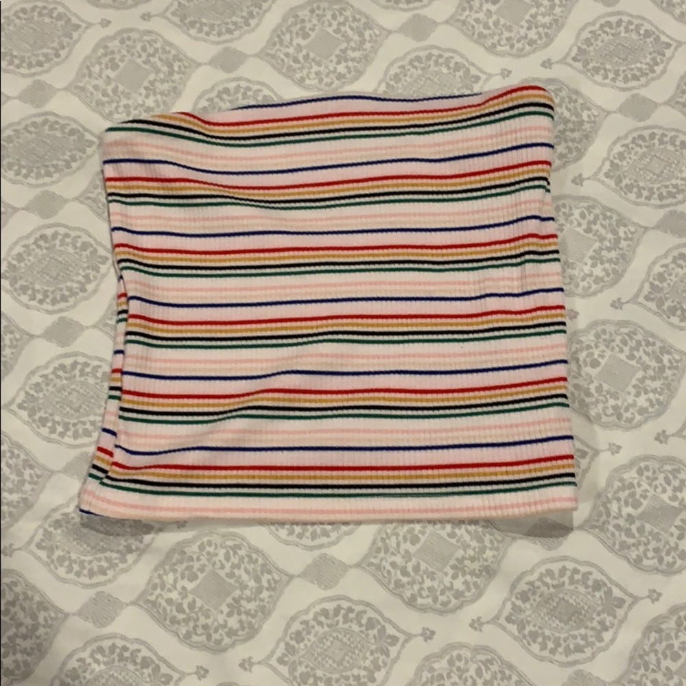 Striped American Eagle tube top